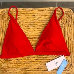 Cupshe red bikini top